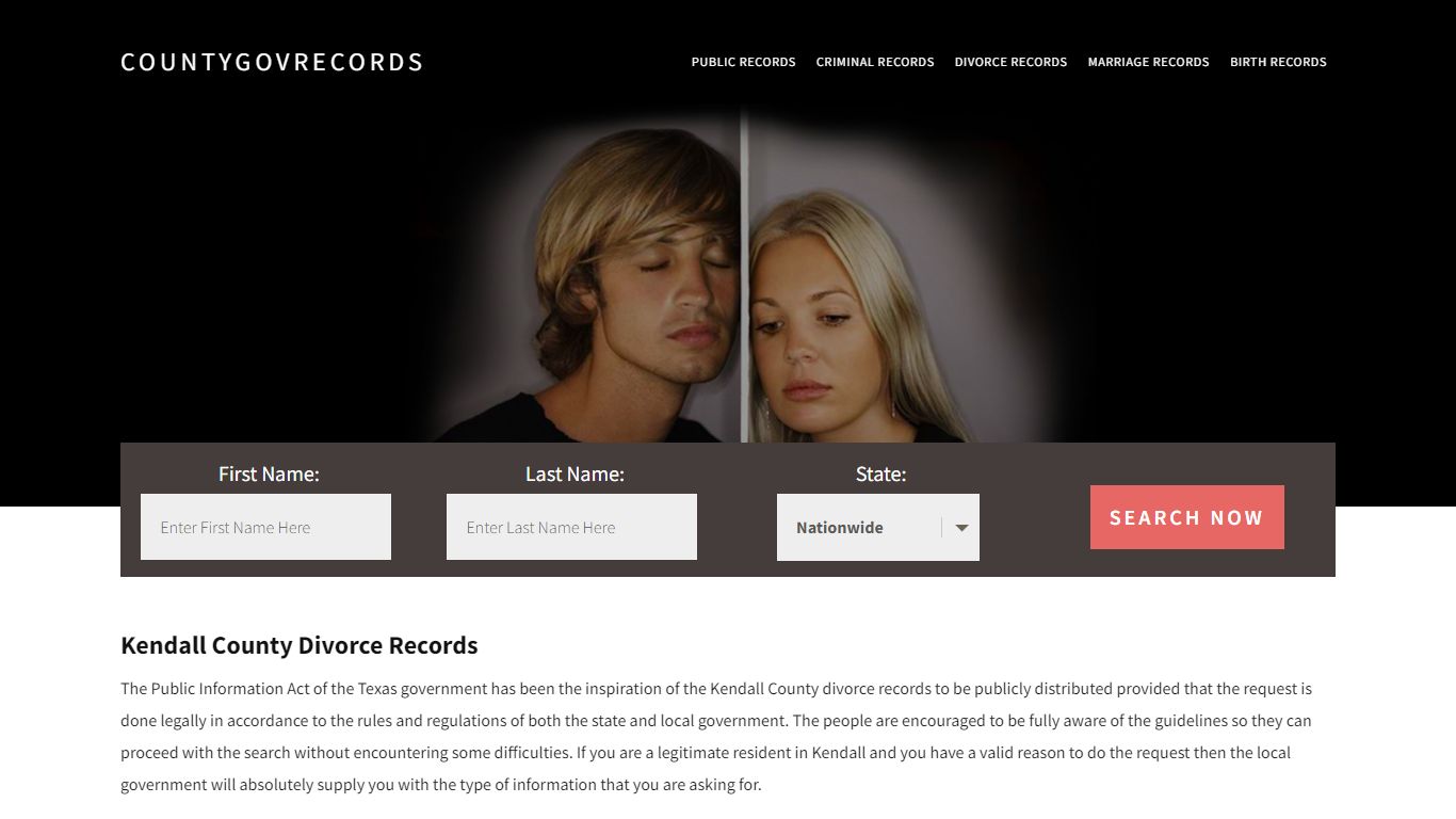 Kendall County Divorce Records | Enter Name and Search|14 Days Free